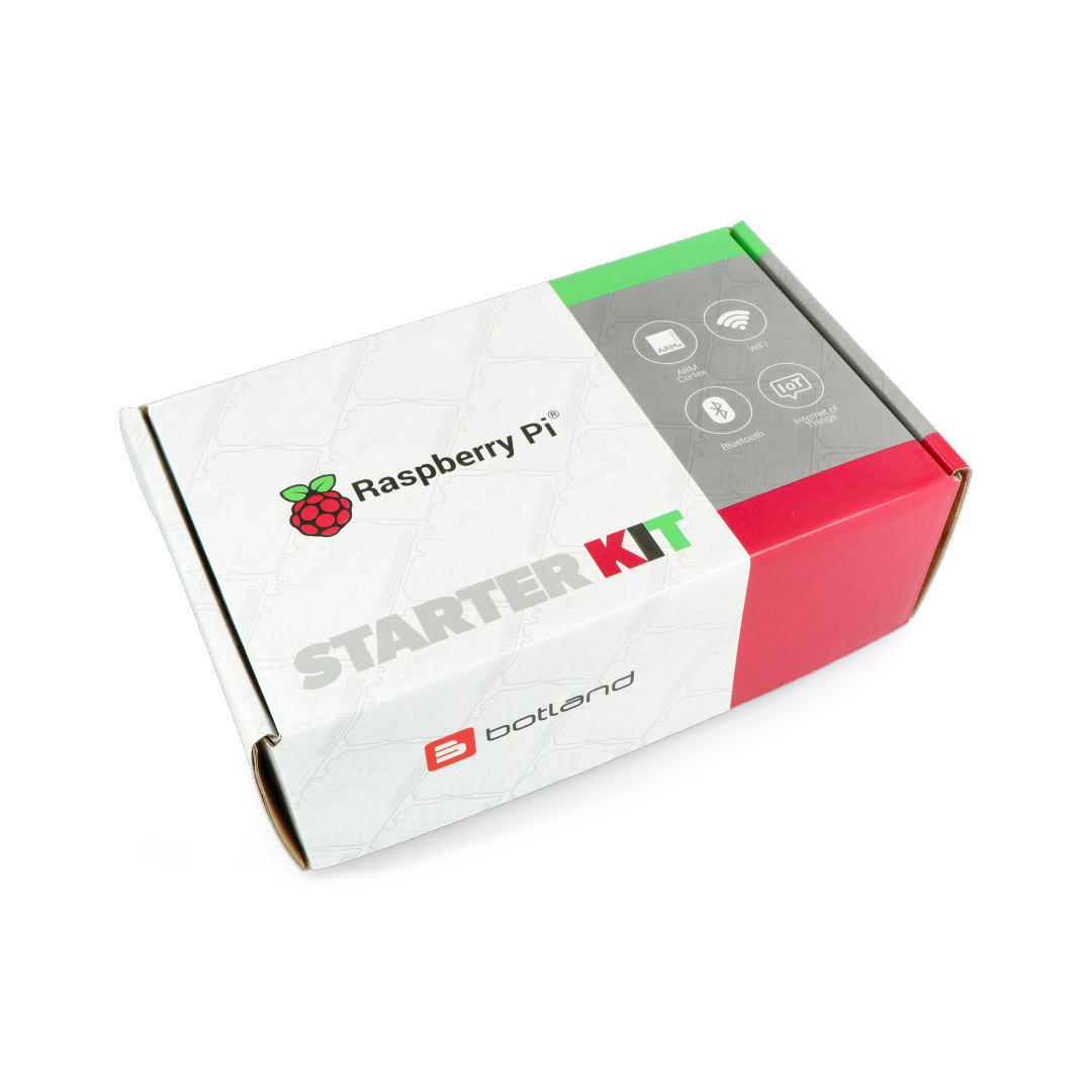 Zestaw z Raspberry Pi 5 WiFi 4GB RAM + 32GB microSD + oficjalne akcesoria